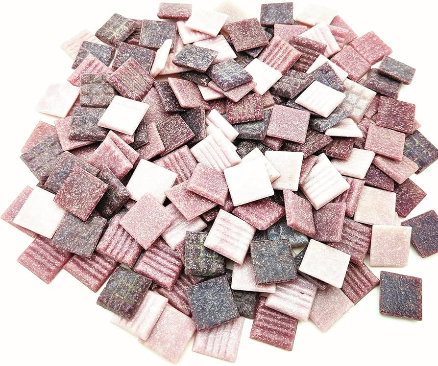 1.1LB Quartz Mosaic Tiles, 3/4" Multi Color Mosaic Pieces Stones for DIY Mosaic Making Craft Hobb... | Amazon (US)