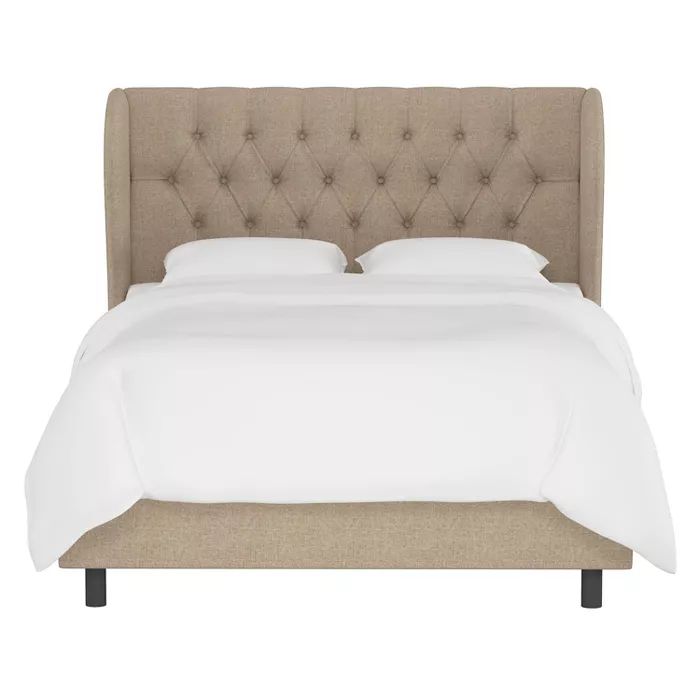 Tufted Woven Upholstered Wingback Bed - Threshold&#153; | Target