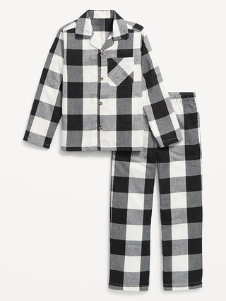 Gender-Neutral Matching Flannel Pajama Set for Kids | Old Navy (US)