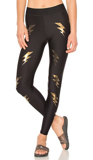 ultracor Ultra Silk Bolt Legging in Nero & Gold | Revolve Clothing (Global)