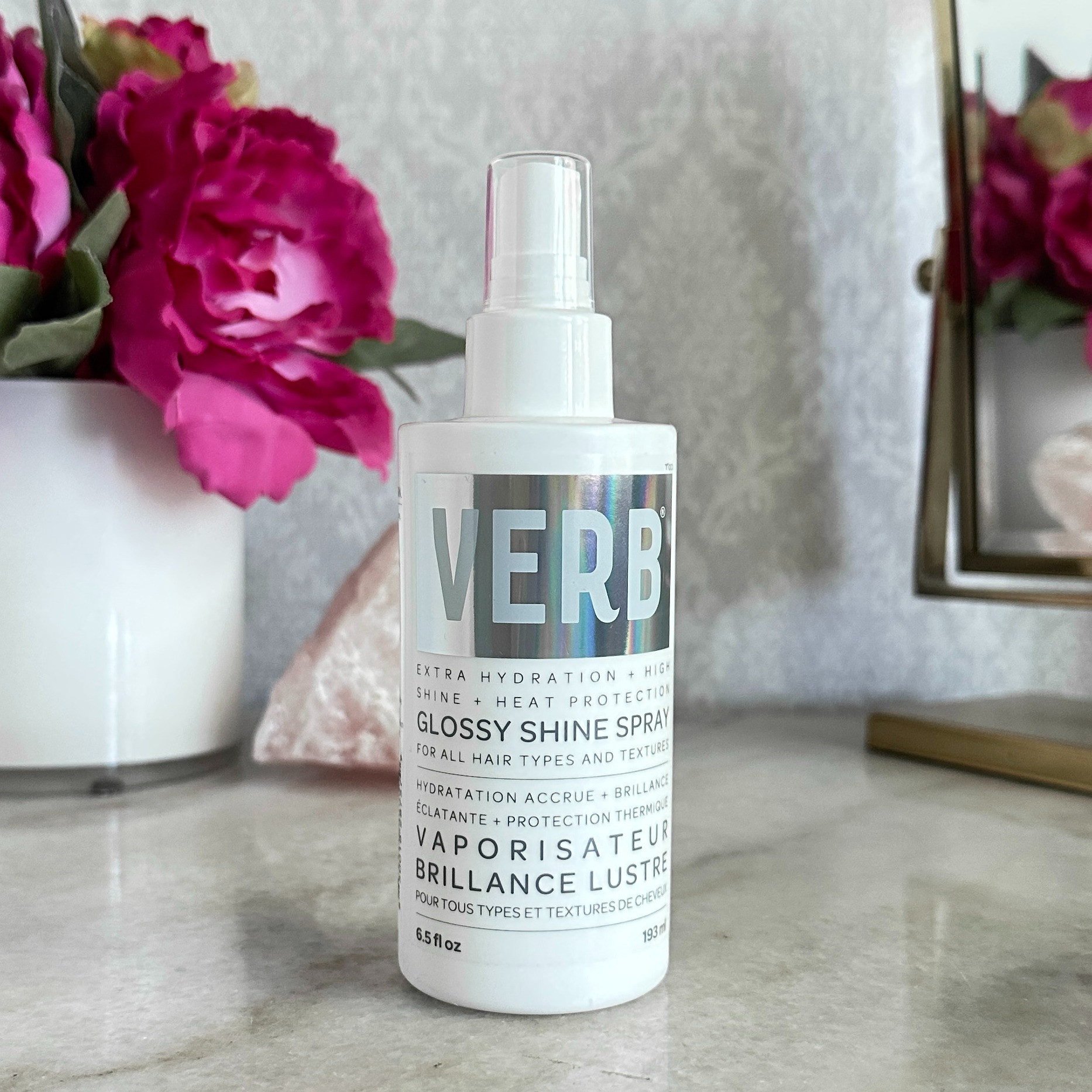 #ad
Is it a shine spray, or a heat protectant?  Actually it's both.  This spray from Verb is very versatile, you can use it on dry or wet hair. It smooths frizz, shines up my hair (making it look much healthier) and then protects it from heat styling!
The spray is 50% off from @ULTABeauty until 9/18! 

 #LTKSaleAlert #LTKFindsUnder50 #LTKBeauty