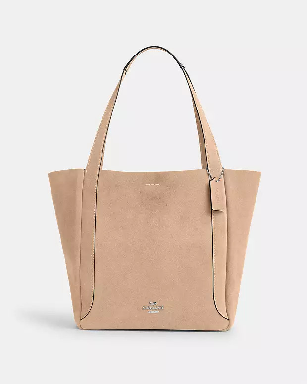 Hadley Tote Bag In Suede | Coach Outlet US