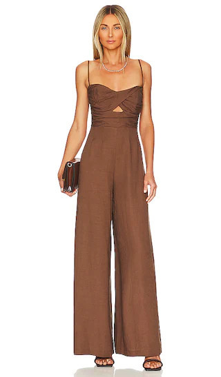 Mecca Jumpsuit | Mocha Brown Jumpsuit | Weddings Guest Jumpsuit Wedding Jumpsuits | Revolve Clothing (Global)