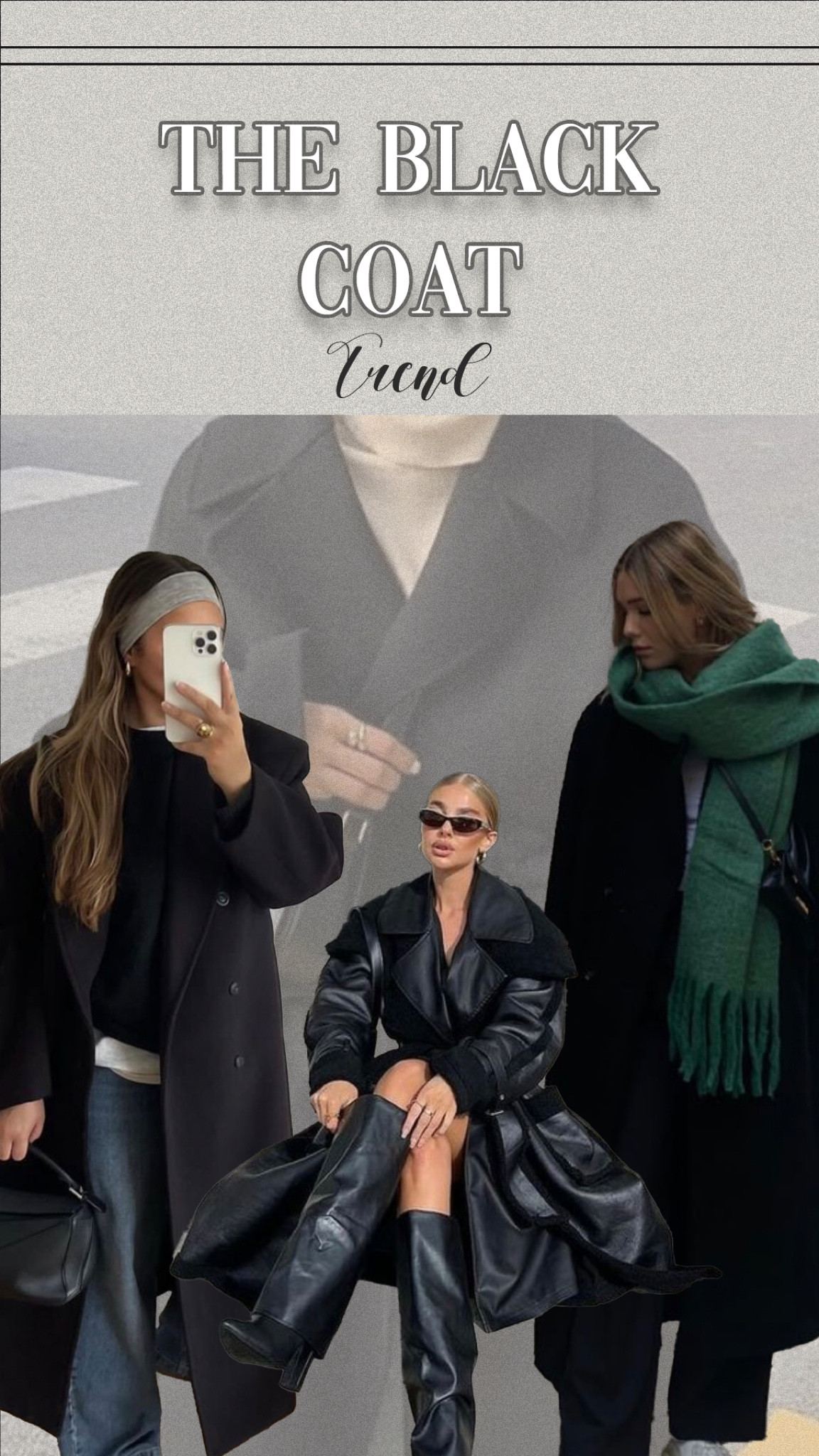 Fall Trend 2023: “The Black Coat"