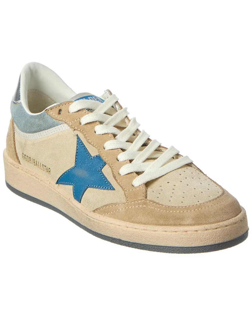 Golden Goose Ballstar Suede Sneaker | Shop Simon