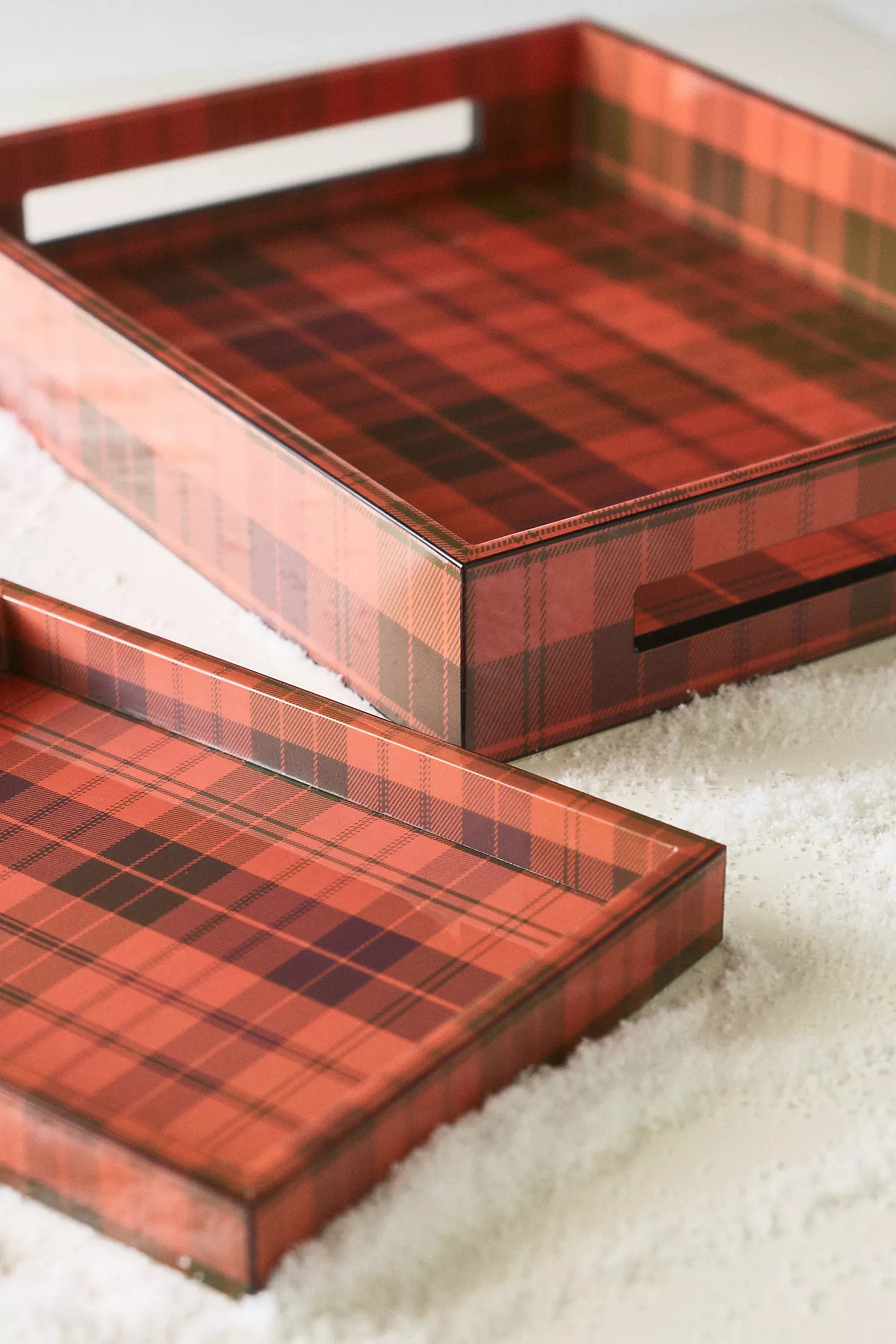 Addison Ross Tartan Tray | Anthropologie (US)