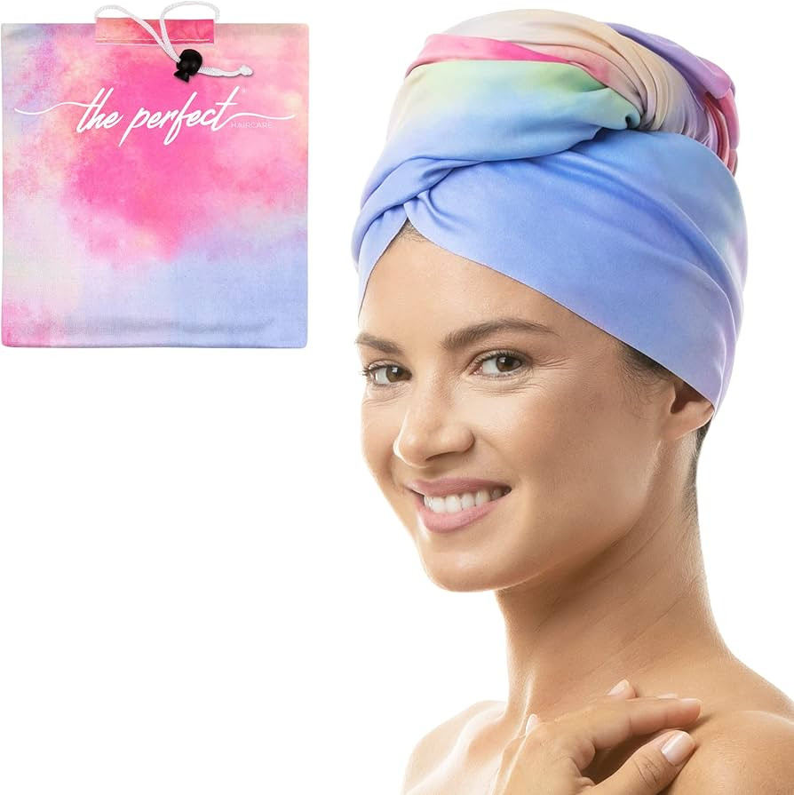 THE PERFECT HAIRCARE Microfiber Hair Towel Wrap for Women - Smooth Like Silk - Curly, Wavy, Strai... | Amazon (US)