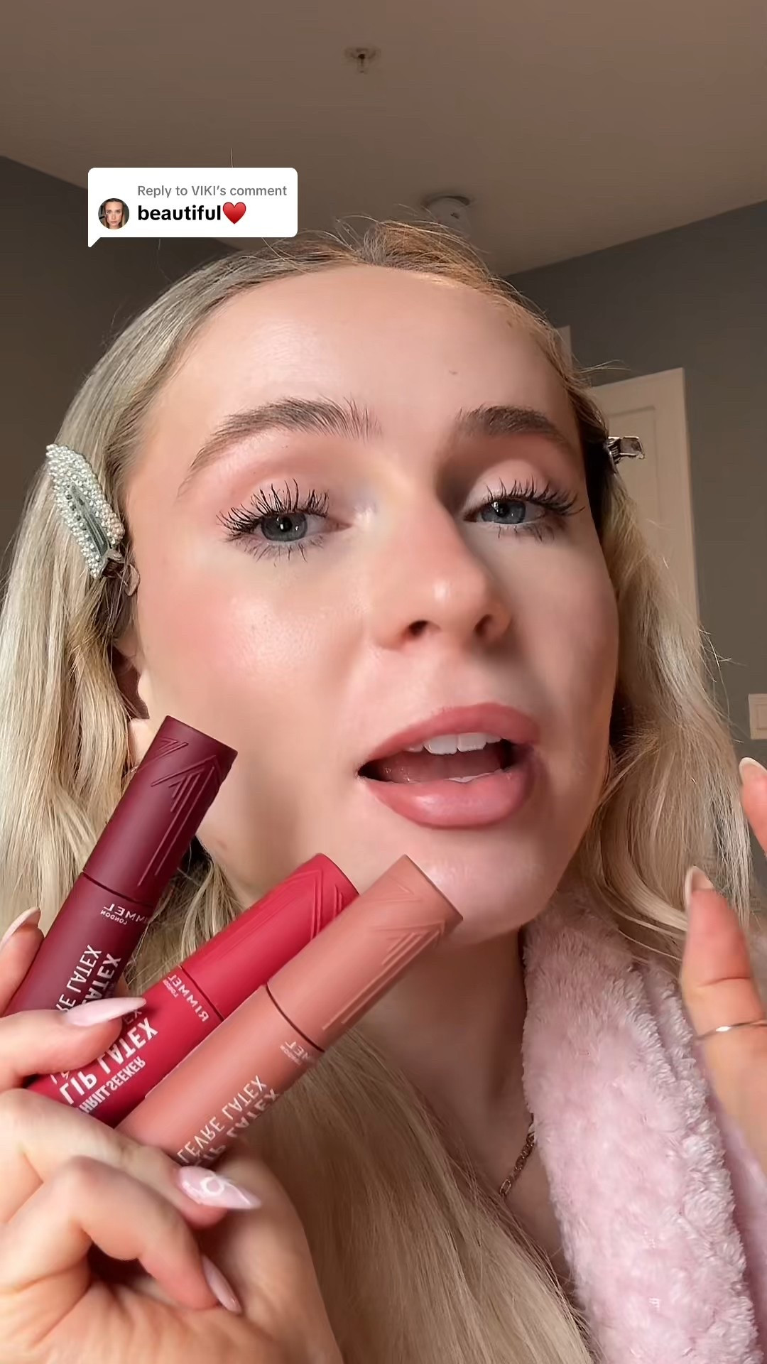 These puppies have the glossy shine without getting stuck in your hair ❤️💄💋 #rimmellondon #lipgloss 

#LTKBeauty