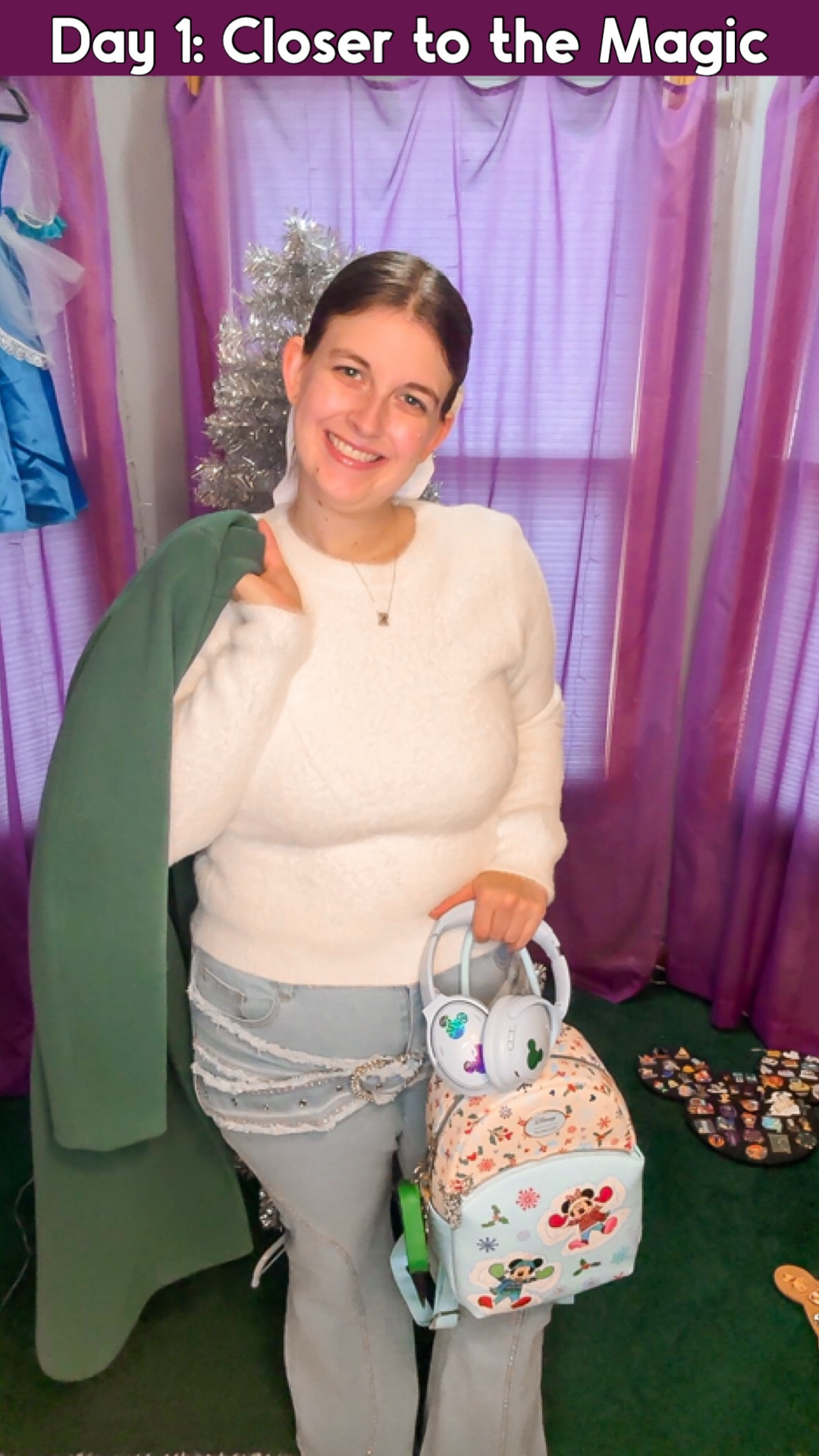 Day 1: One outfit closer to the magic . Winter outfit 

#LTKHoliday #LTKootd #LTKMidsize