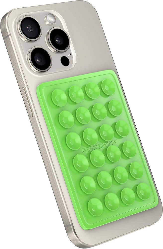 Suction Phone Case Mount, Silicon Adhesive Phone Accessory for iPhone and Android, Hands-Free Fid... | Amazon (US)