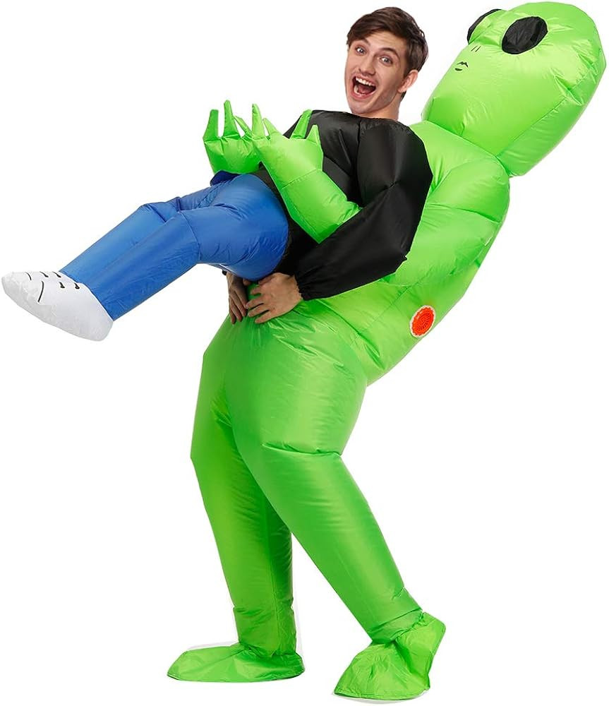 Decalare Inflatable Alien Costume For Adults and Kids,Alien Funny Blow Up Costumes,Halloween Cost... | Amazon (US)