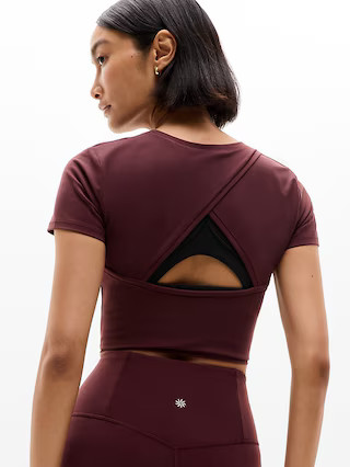 Transcend Open Back Tee | Athleta