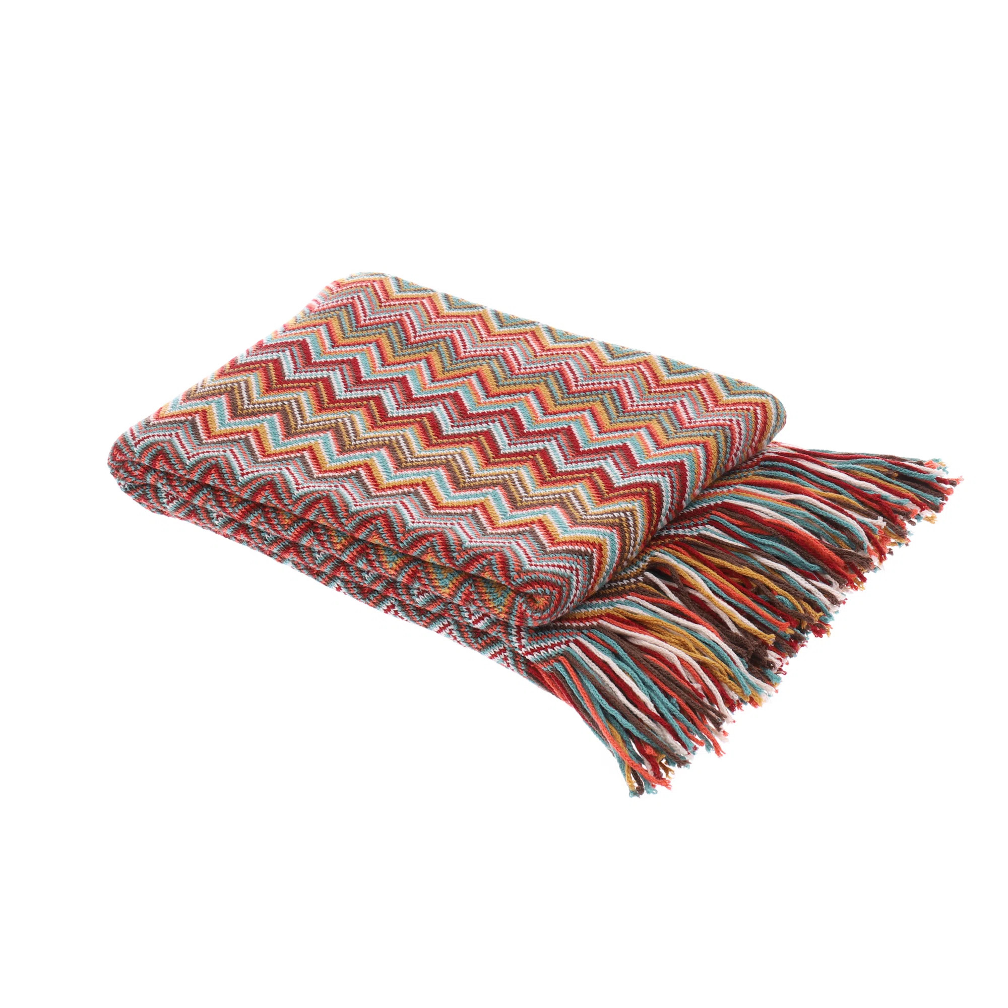 Gault Chevron Pattern Decorative Throw | Wayfair North America