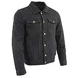 Milwaukee Leather MDM1015 Men's Black Classic Denim Jean Jacket - 2X-Large | Amazon (US)