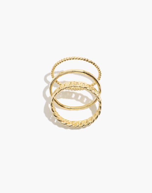 Katie Dean Jewelry™ 18k Gold-Plated Everyday Ring Set | Madewell