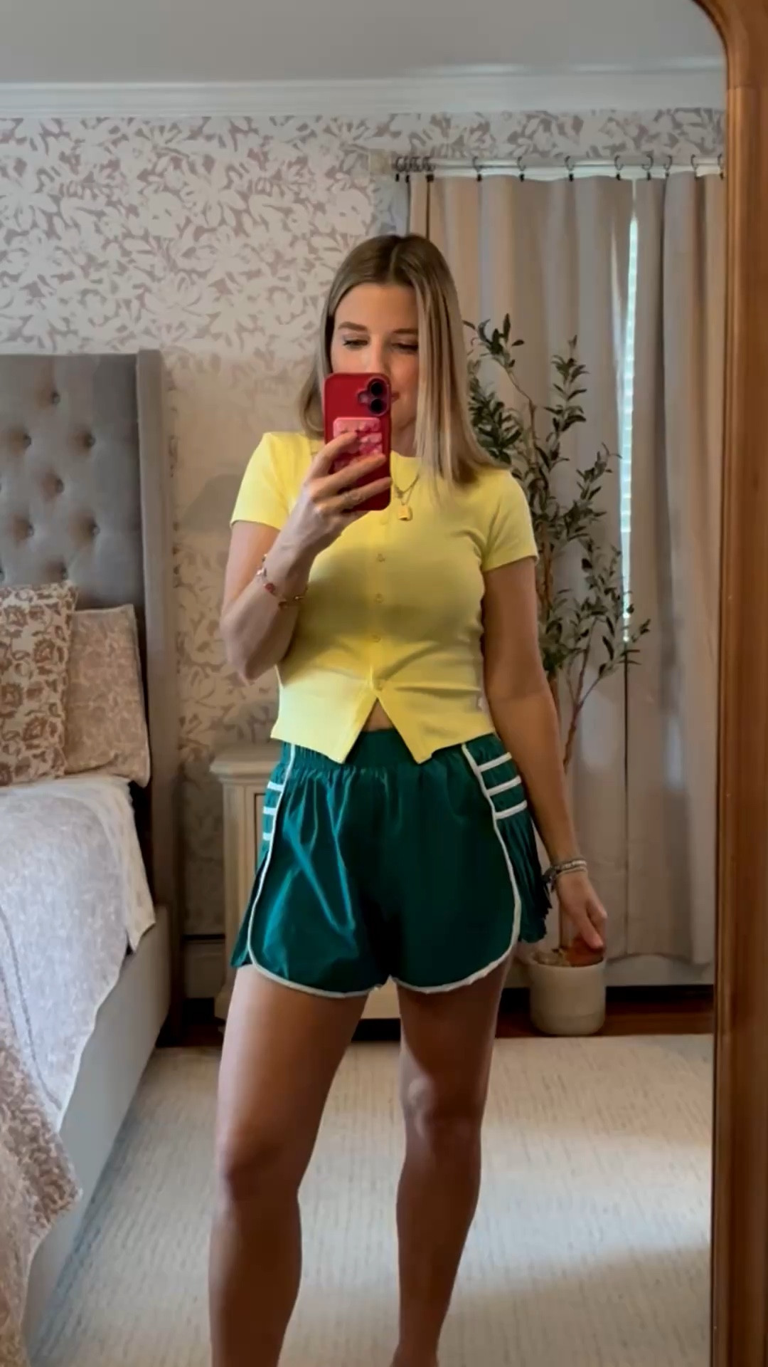 Loving this outfit! Yellow top and green shorts- both very spring!!

#LTKfitnessgoals #LTKSaleAlert #LTKPetite
