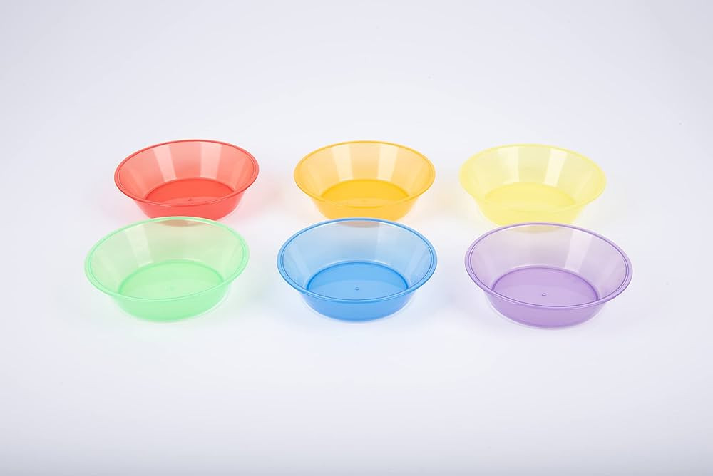 TickiT 73117 Translucent Colour Sorting Bowls | Amazon (US)