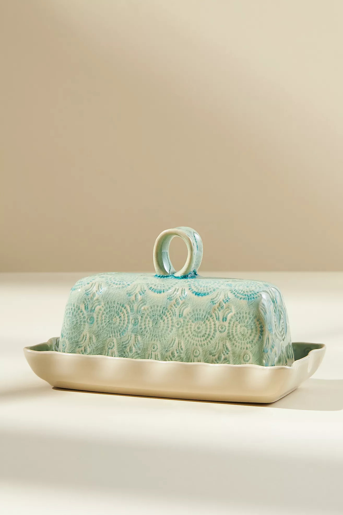 Old Havana Butter Dish | Anthropologie (US)