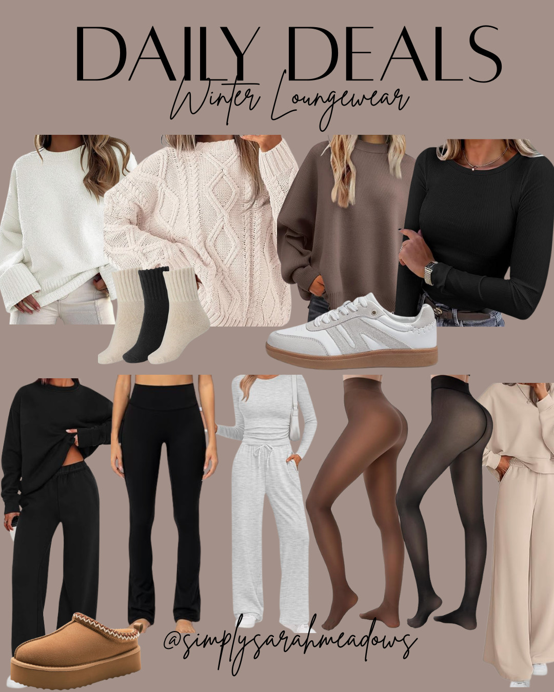 Perfect cozy loungewear finds on Daily deal 1-13-26! These items will keep you warm and stylish. Check them out. @simplysarahmeadows #winterloungewear #amazonstyle 

 

#LTKOver40 #LTKSaleAlert #LTKSeasonal