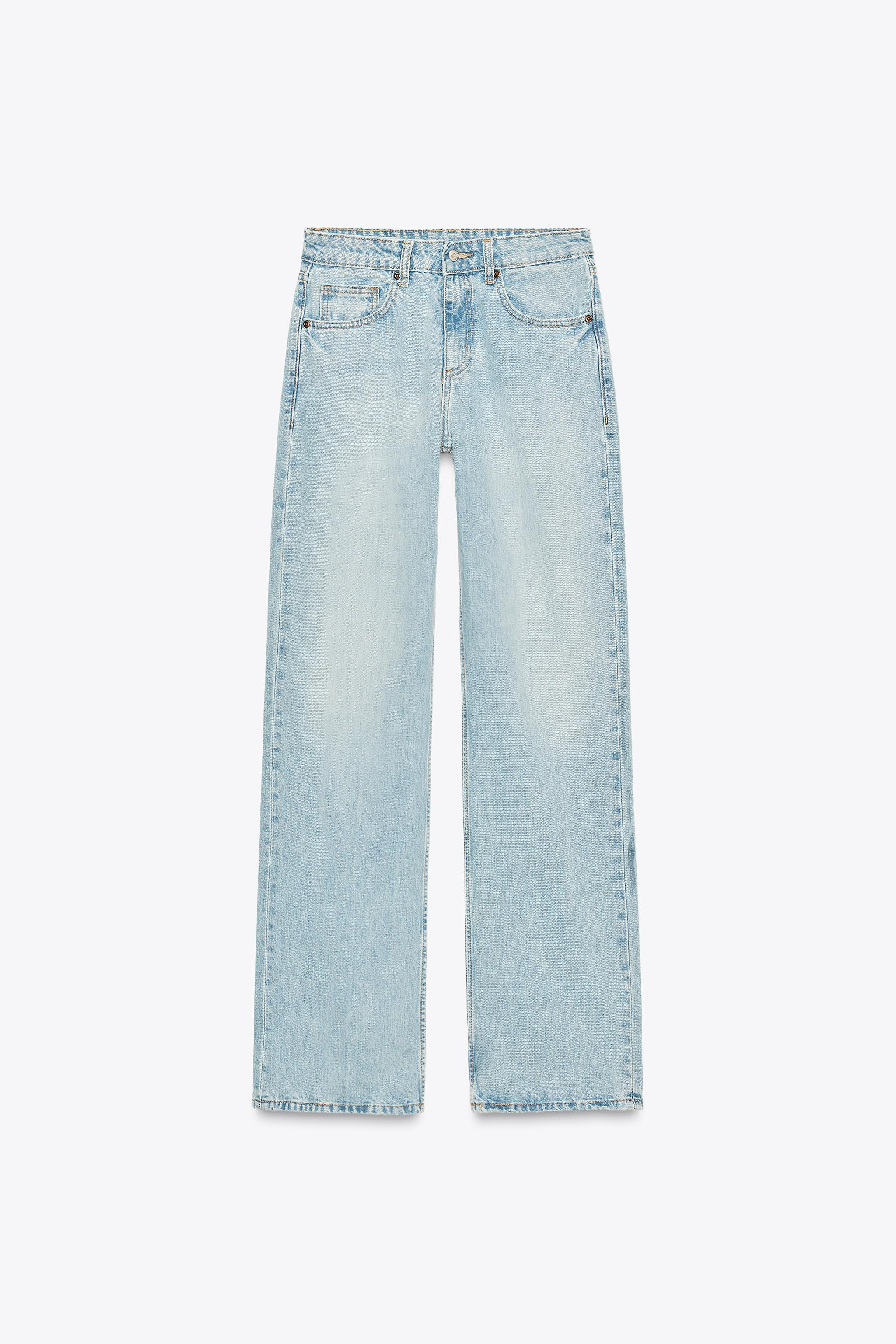 TRF MID-RISE WIDE LEG JEANS | Zara US