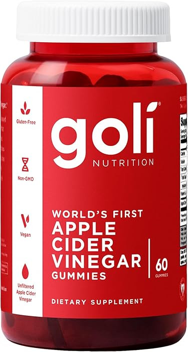 Goli Apple Cider Vinegar Gummies - Worlds First ACV Gummy with Vitamin B12, Beetroot & Pomegranat... | Amazon (US)