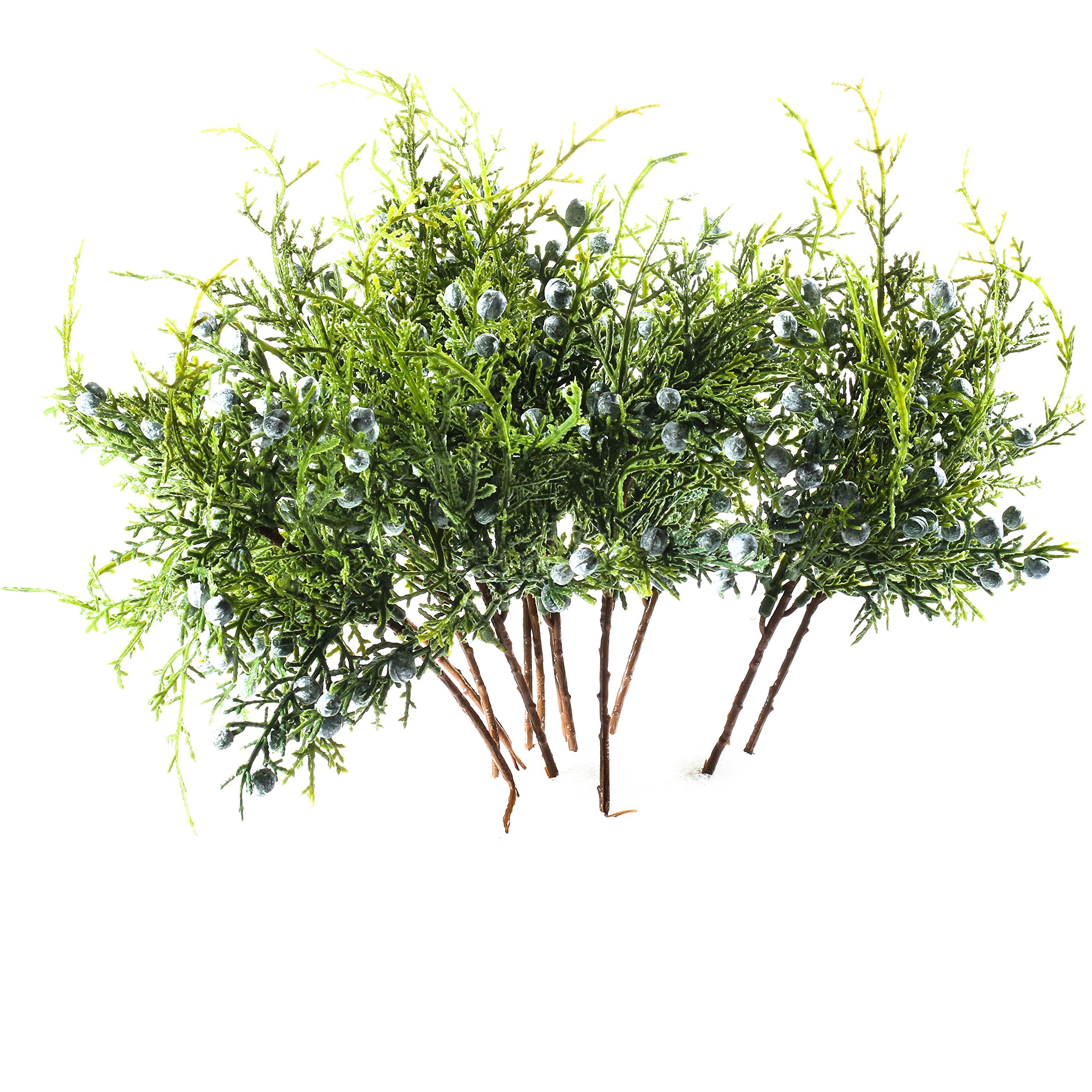 Factory Direct Craft Package of 12 Artificial Juniper Sprays with Berries for Christmas and Winter D | Amazon (US)