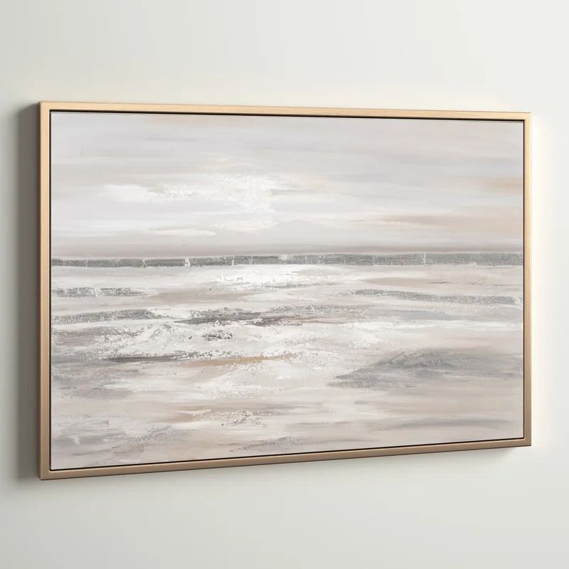 Silver Landscape - Print on Canvas | Wayfair North America
