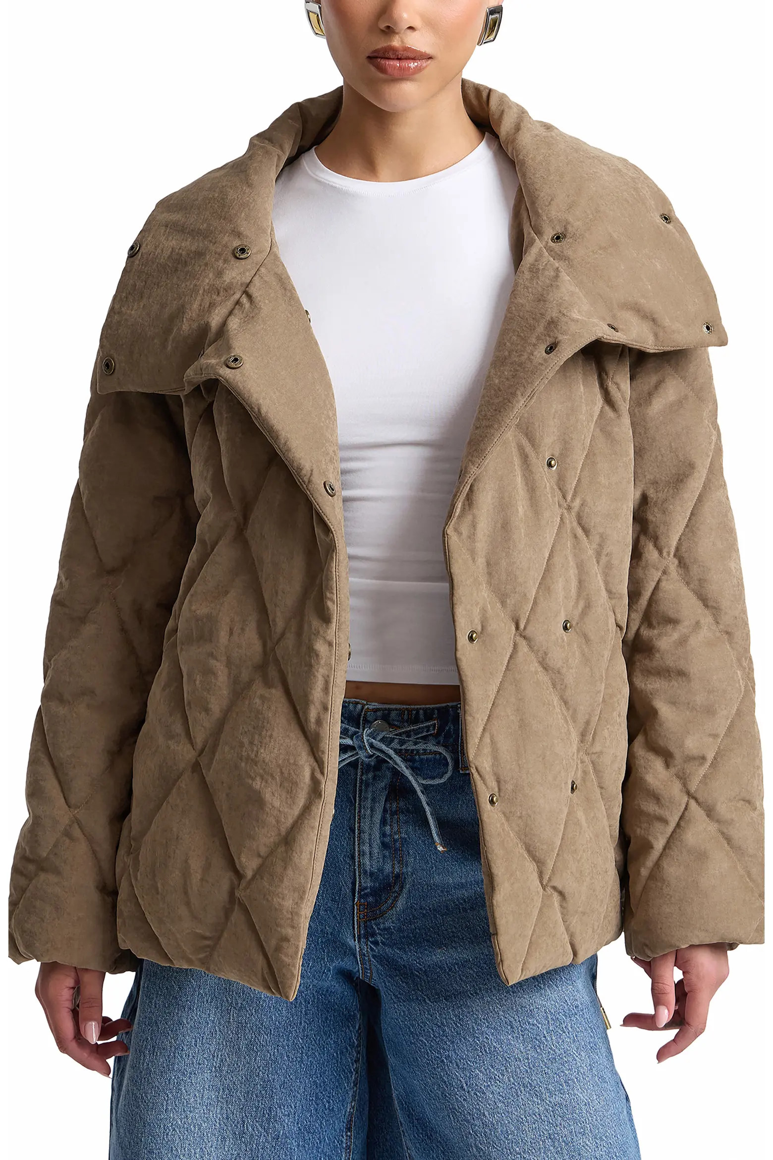 Avec Les Filles Tie Waist Puffer Coat (Women) | Nordstrom | Nordstrom
