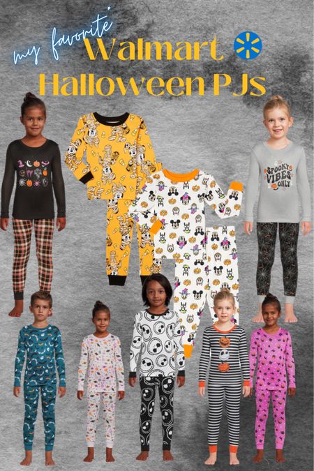 halloween pajama round up from walmart- affordable and affordable options for the kids 

#LTKSeasonal #LTKkids #LTKfamily