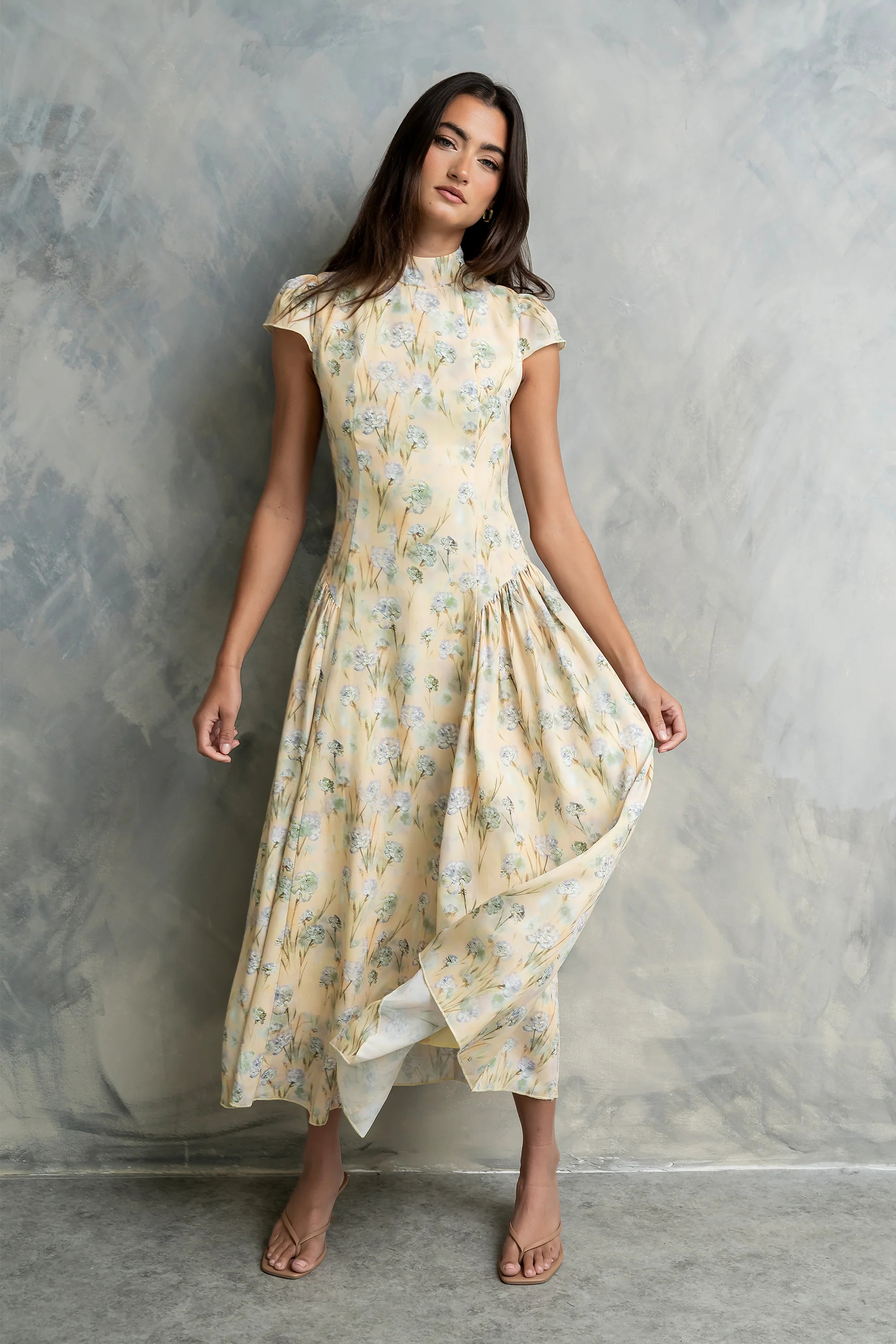Marlee Maxi Dress in Yellow | Böhme US