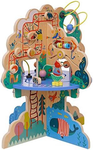 Manhattan Toy Playground Adventure Wooden Toddler Activity Center with Gliders, Abacus Track, Spi... | Amazon (US)