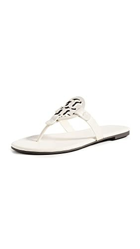 Tory Burch Women's Miller Soft Sandals, New Ivory, Off White, 9.5 Medium US | Amazon (US)