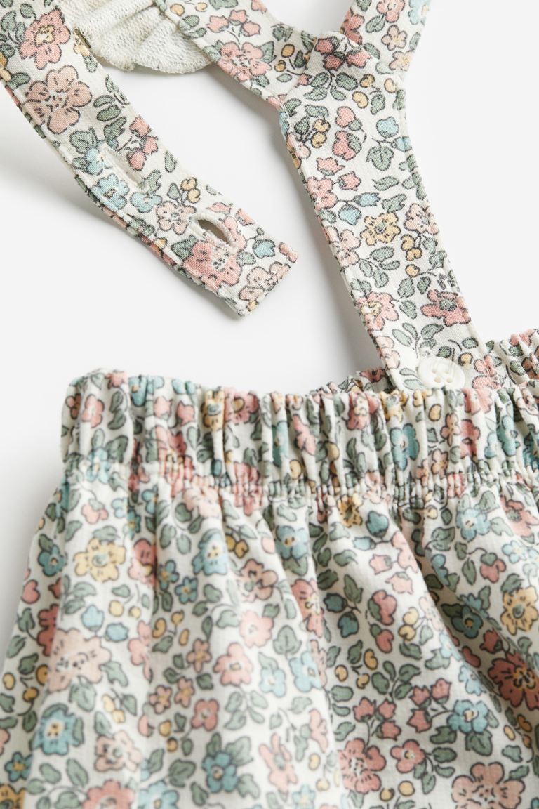 2-piece Cotton Set with Suspenders | H&M (US + CA)