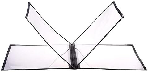 COSMOS 4 Page 8 View Transparent Restaurant Menu Covers, Fits A4 Size Paper | Amazon (US)