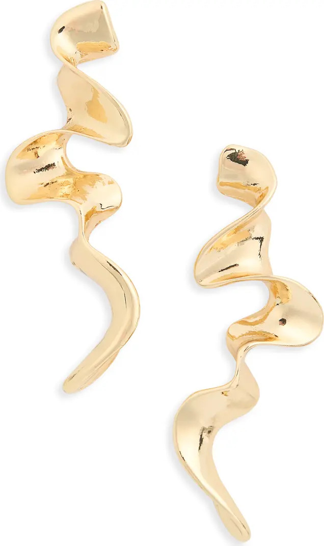 Cara Ribbon Linear Drop Earrings | Nordstromrack | Nordstrom Rack
