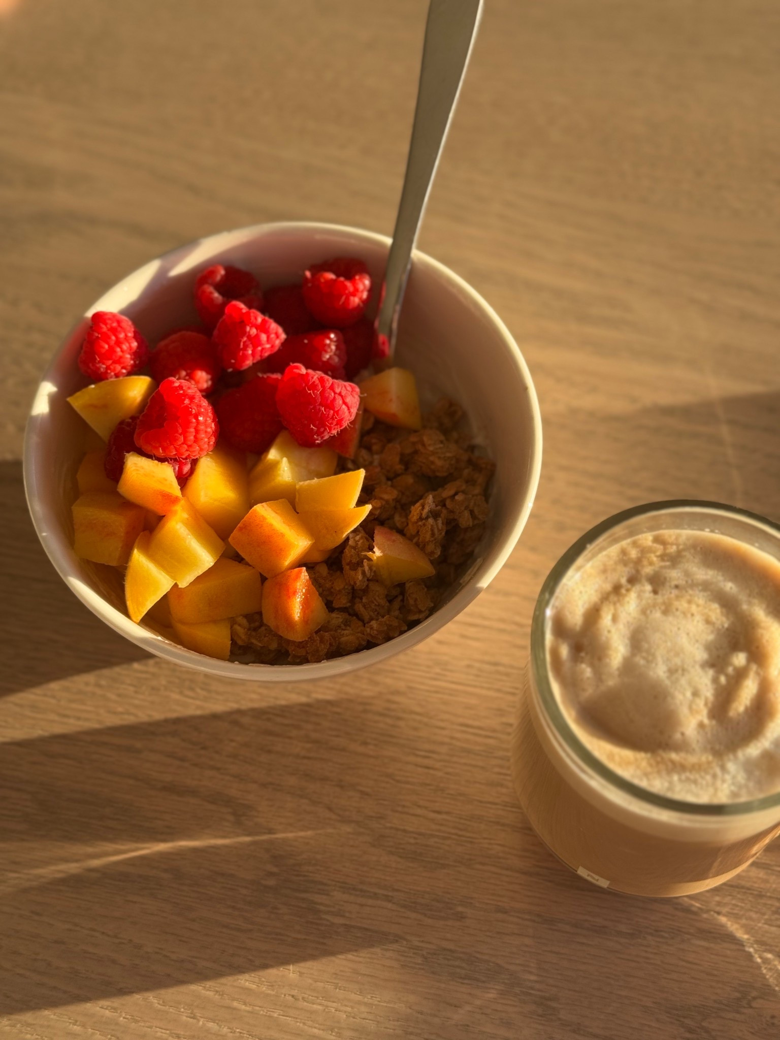 Current pregnancy craving with this protein granola 🤍🥣