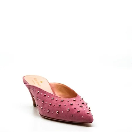 Kate Spade Surie Suede Kitten Heel Mules Pink | Walmart (US)