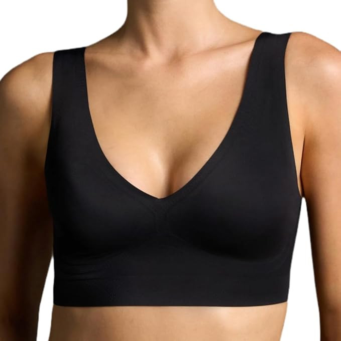 EBY Wireless Bralette Bras for Women, Seamless and Wireless with Wide Comfort Straps | Amazon (US)