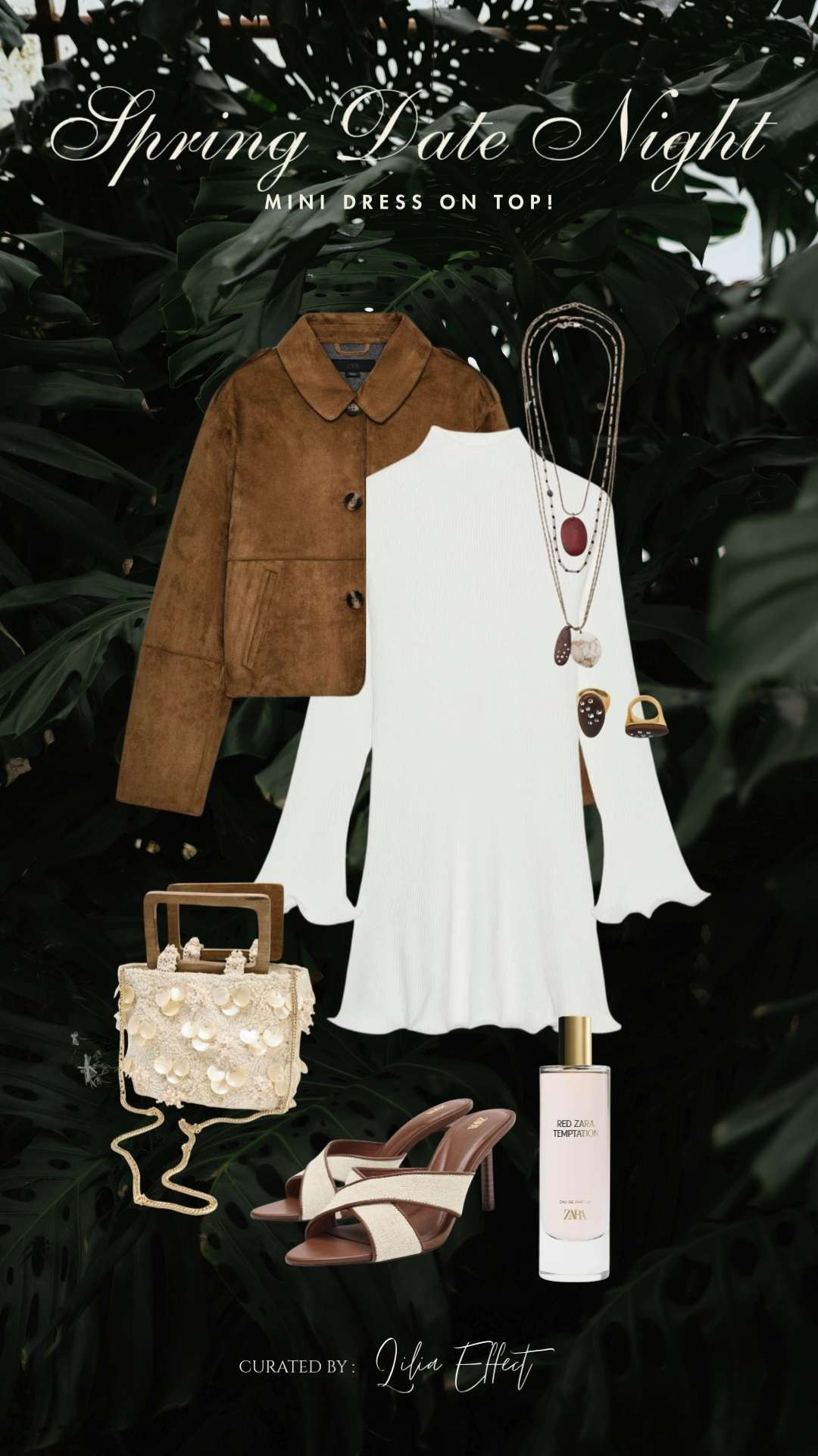 Spring date night — mini dress on top 🤍 Flirty, feminine, and perfect for warm evenings out. ✨
 

 #LTKgrwm #LTKootd