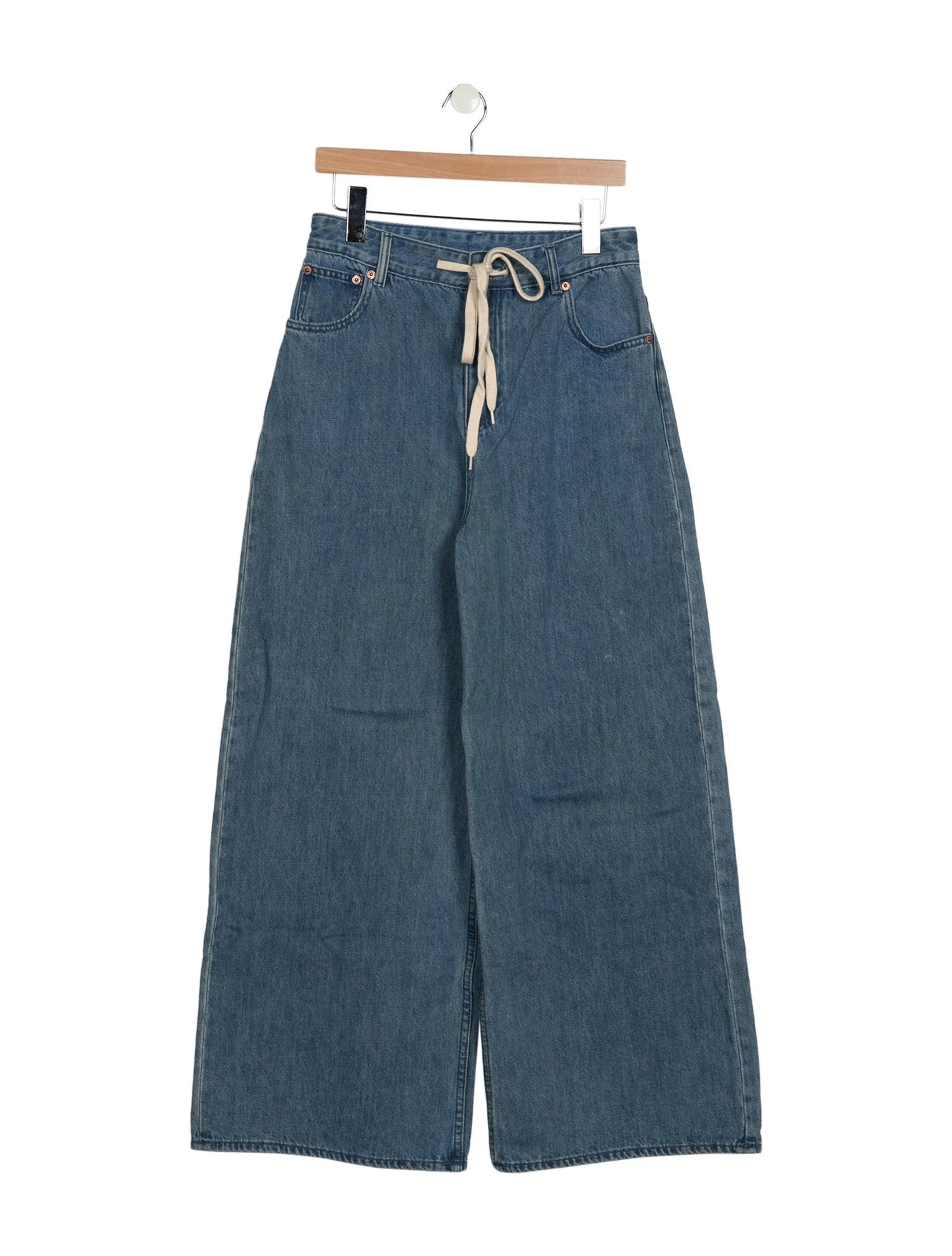 High-Rise Wide Leg Jeans | The RealReal