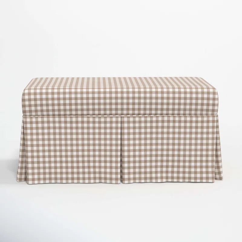 Chaplin Cotton Upholstered Storage Bench | Wayfair North America