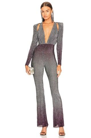 Michael Costello x REVOLVE Palmira Jumpsuit in Grey Mauve from Revolve.com | Revolve Clothing (Global)