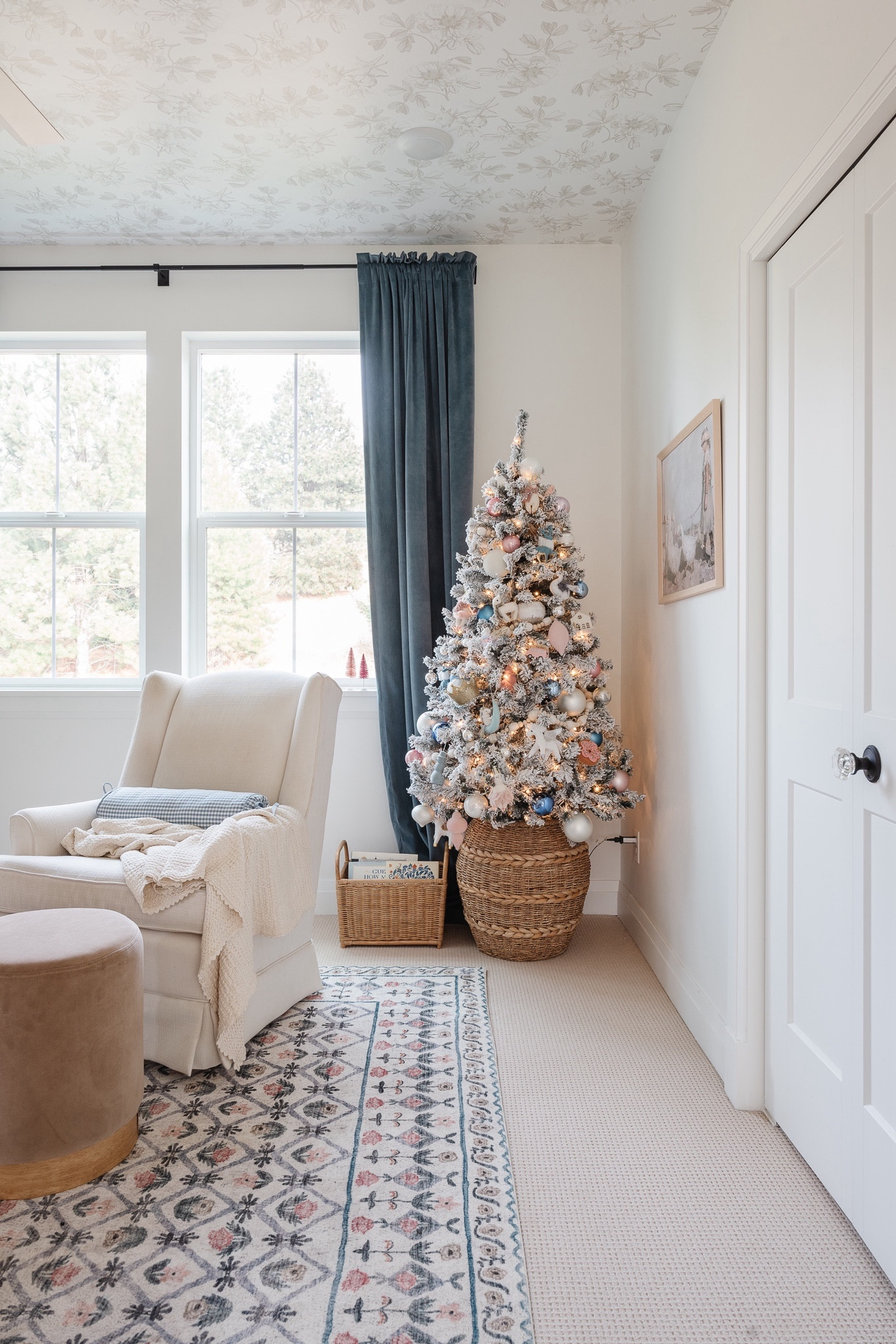 Emma’s tree basket is 30% off! My favorite way to elevate a tree is by using a basket! Instantly levels up the cute factor! 

Christmas decor, holiday decor, Christmas tree, flocked tree, basket, planter, rug, Loloi, mcgee and co, studio McGee, curtains, Amazon, ottoman, glider, nursery, bedroom, kids tree 

#LTKhome #LTKHoliday #LTKSeasonal