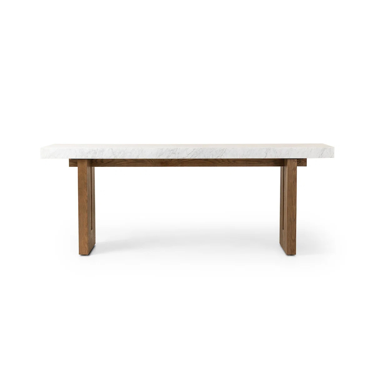 Ingham Console Table-White Carrara Marble | Wayfair North America