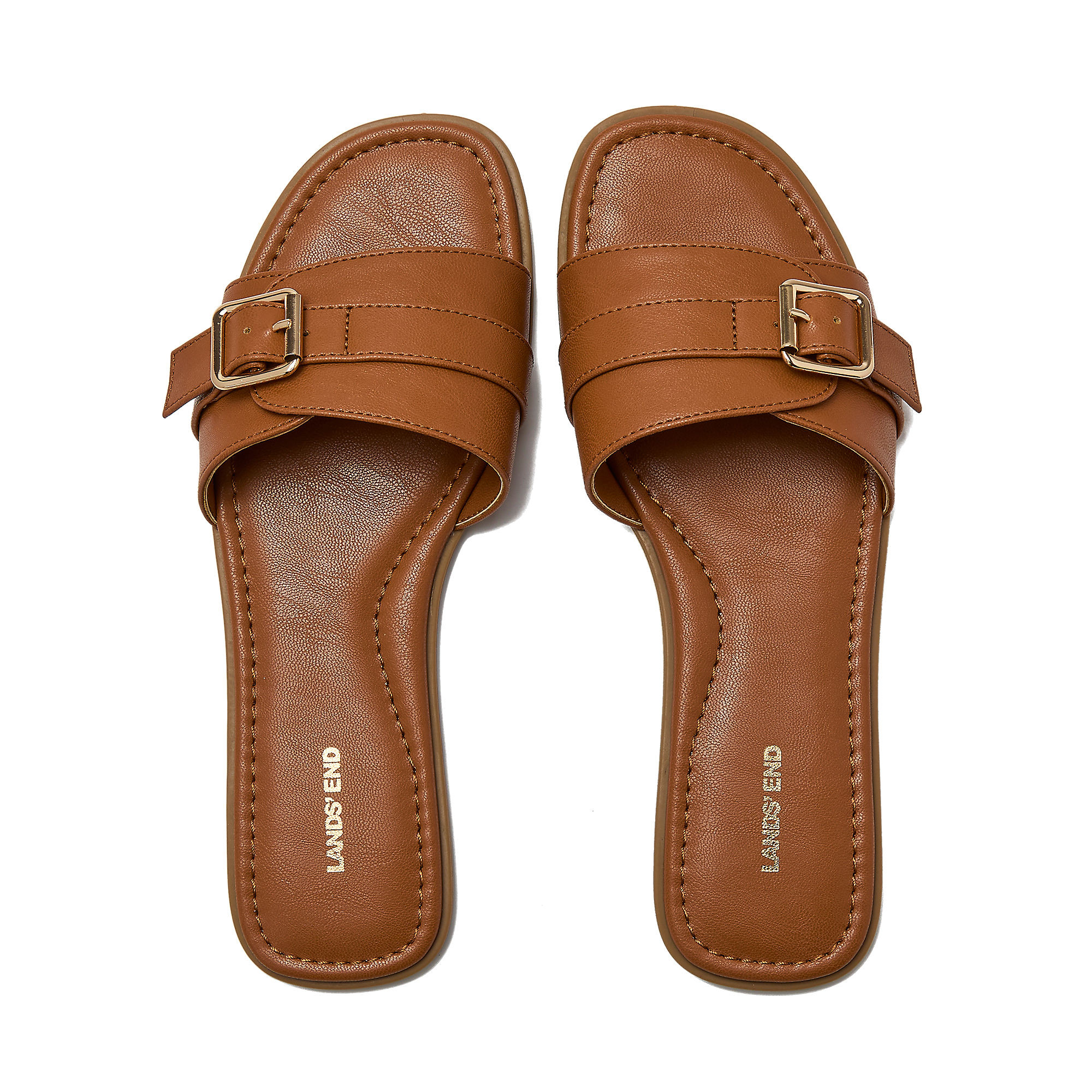 Women's Sunshine Slide Sandals | Lands' End (US)