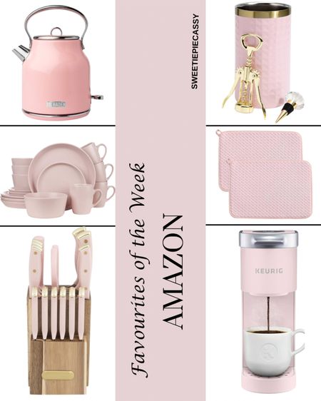 Amazon Home: Sundays Favourite’s 🤍 

My favourite Amazon goods from this week… and it’s pink themed! So many good finds from luxury to super affordable… everyone deserves the kitchen of their dreams, even if it’s just accessories! Make sure to take a look at my ‘Amazon’ & ‘Home’ collections for more of my seasonal favourites!💫

#LTKsalealert #LTKfindsunder100 #LTKhome