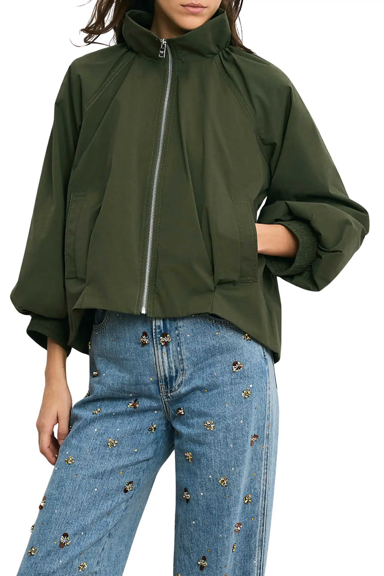Veronica Beard Circe Faille Bubble Jacket (Women) | Nordstrom | Nordstrom