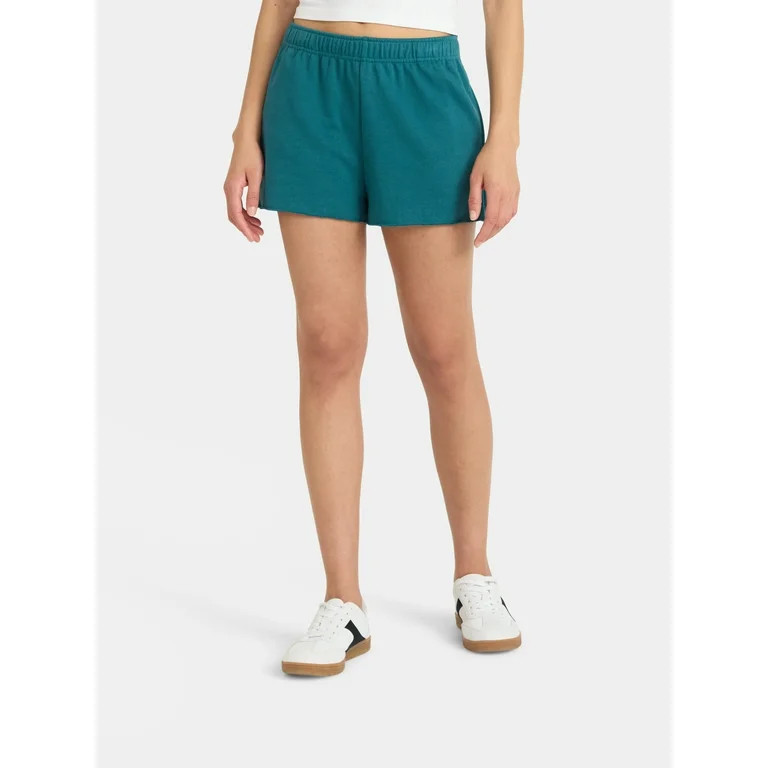 No Boundaries French Terry Shorts, 2'' Inseam, Women’s | Walmart (US)
