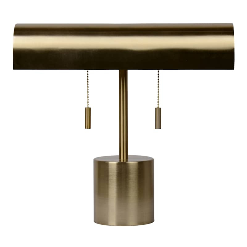 Gold Metal Pull Switch Desk Lamp, 13" | At Home