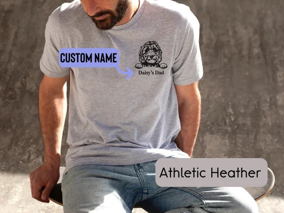 Dog Dad Gift Dog Shirts for Men Custom Dog Shirt Dog Dad | Etsy | Etsy (US)